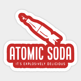 Atomic Soda retro Sticker